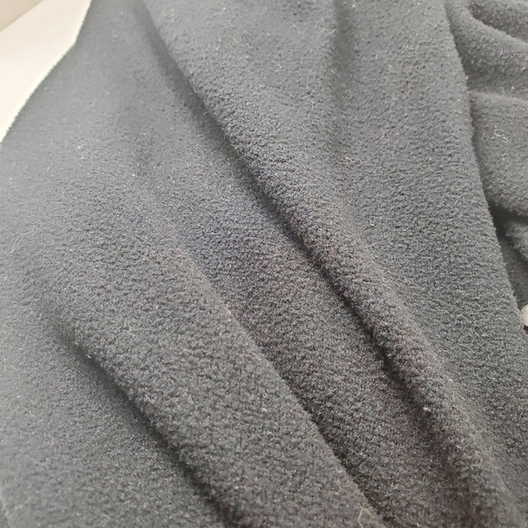 Black Fleece Studded Silver Grommet Scarf - Picture 7 of 9